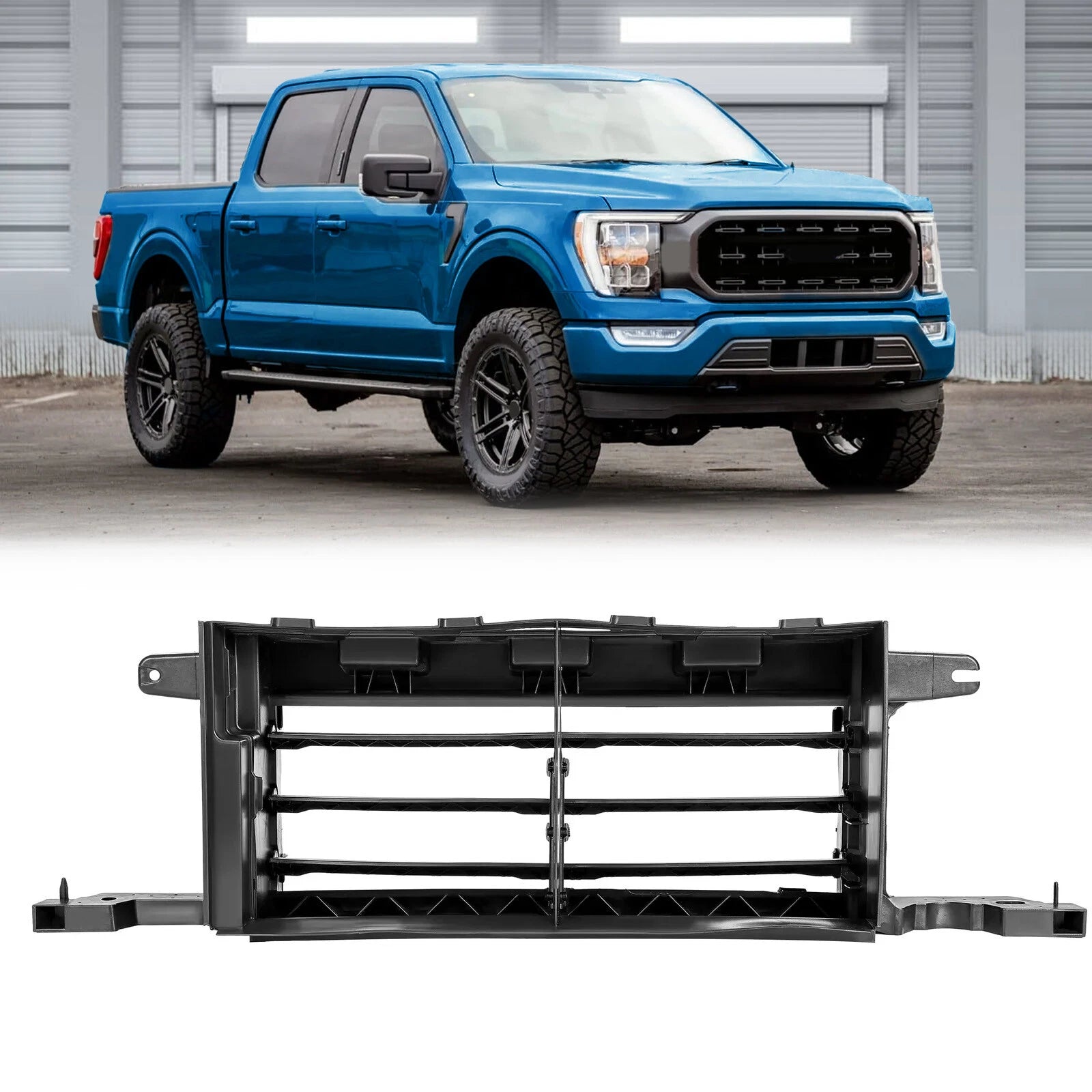 Lower Radiator Grille Shutter Assembly for Ford F150 (2021–2025) #ML3Z8475B