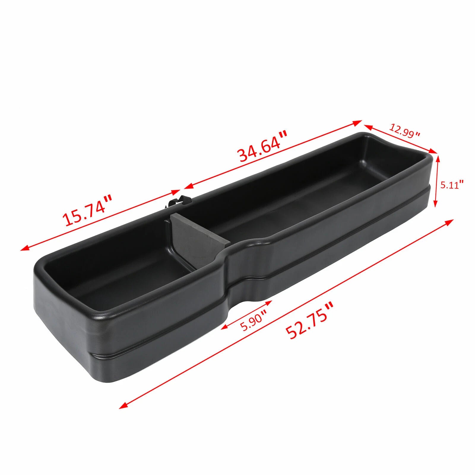 Under Seat Storage Box for Ford F-150 Super Crew Cab (2015–2025) 09281