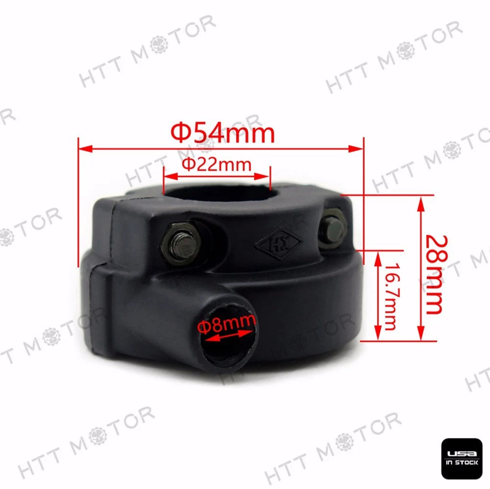 Twist Throttle Thumb Assembly for HTTMT 125cc Quad Dirt Bike ATV