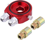 Aluminum Oil Filter Cooler Sandwich AN10 Block Adapter for Universal
