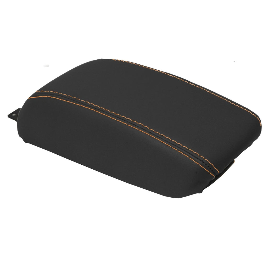 Console Lid Armrest Cover for Jeep Compass (2017–2020) Orange Stitch