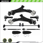 10x Front Lower Control Arm Ball Joint Tie Rod End Sway Bar for Saturn Vue (2008–2009)