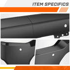 Front Bumper Face Bar for Chevy Silverado 2500 3500 HD (2020–2023) w/Sensor Hole Black