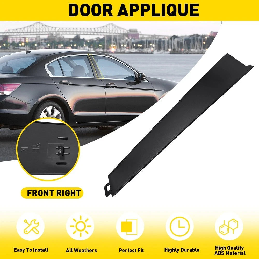 1x Front Right Door Pillar Molding 72430-TA0-A01 for Honda Accord (2008–2013)