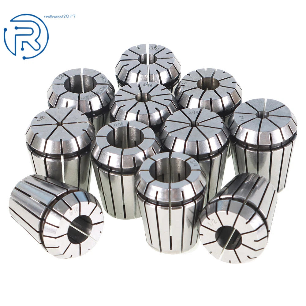 11Pcs ER32 Collet Set for CNC Machine MT3 Shank