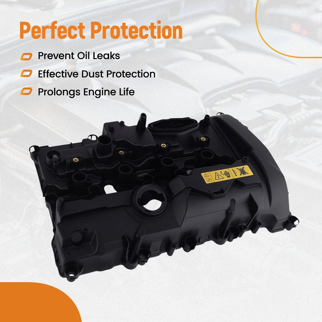 Engine Valve Cover for BMW X-Series B48 2.0L (2016–2020) w/Mounting Hardware