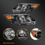 Pair Headlight Assembly for Toyota Corolla (2011–2013)