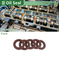 Set of 5 Oil Seal FKM Rubber 25x40x5mm for Automotive Applications