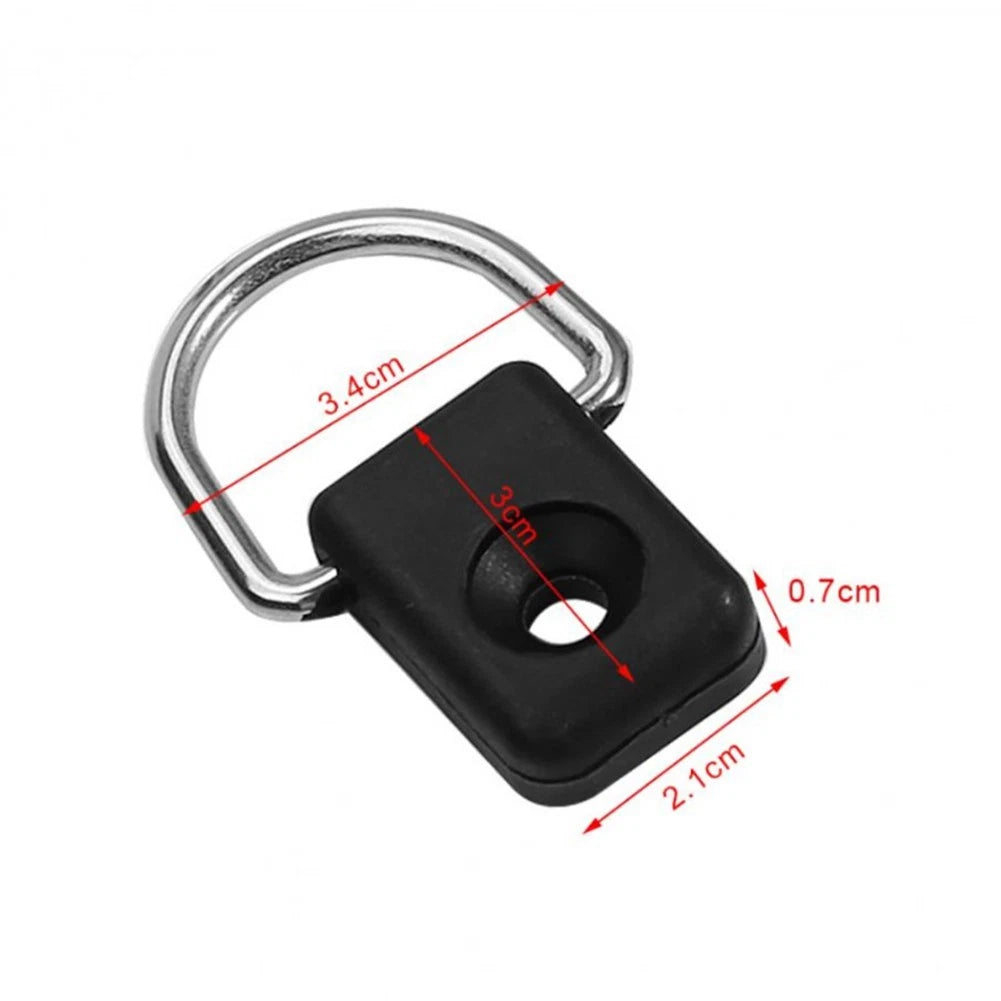 Set of 12 D Ring Tie Down Loops for Kayak and Boat