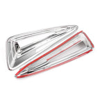 Front Fog Lamp Light Cover Trim for Toyota C-HR (2016-2018) Chrome