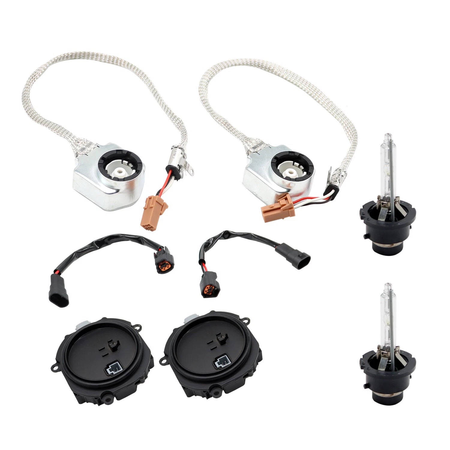 2X Xenon Ballast Igniter HID D2S Bulb Kits for Infiniti G35 G37 Q40 Q50 (2007–2015)
