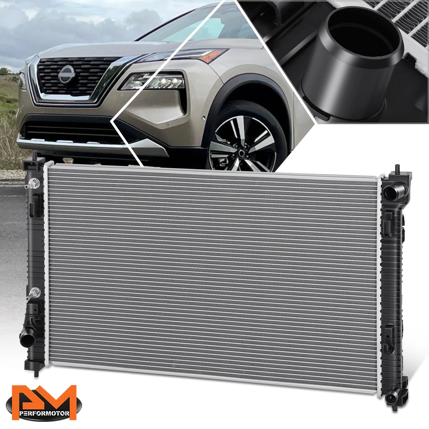 Full Aluminum Core Radiator for Nissan Rogue 2.5L (2021–2023) DPI-13929