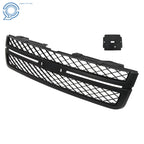 Front Bumper Grille Matte Black for Chevy Silverado 2500HD 3500HD (2011-2014)
