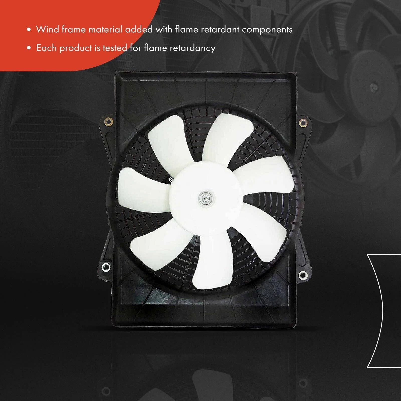 Cooling Fan Assembly with Shroud for Chevy LCF 3500 4500 GMC Isuzu