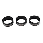 Black AC Climate Control Knob Ring Covers for Subaru Forester XV Crosstrek WRX (2014-2021)