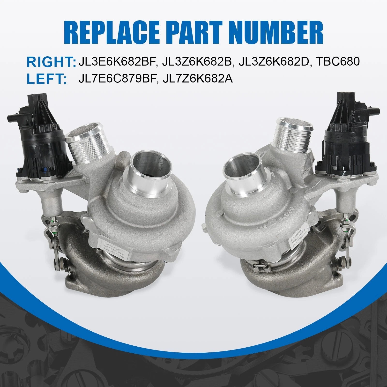 Pair Turbochargers for Ford F-150, Expedition, Navigator (2018–2020)