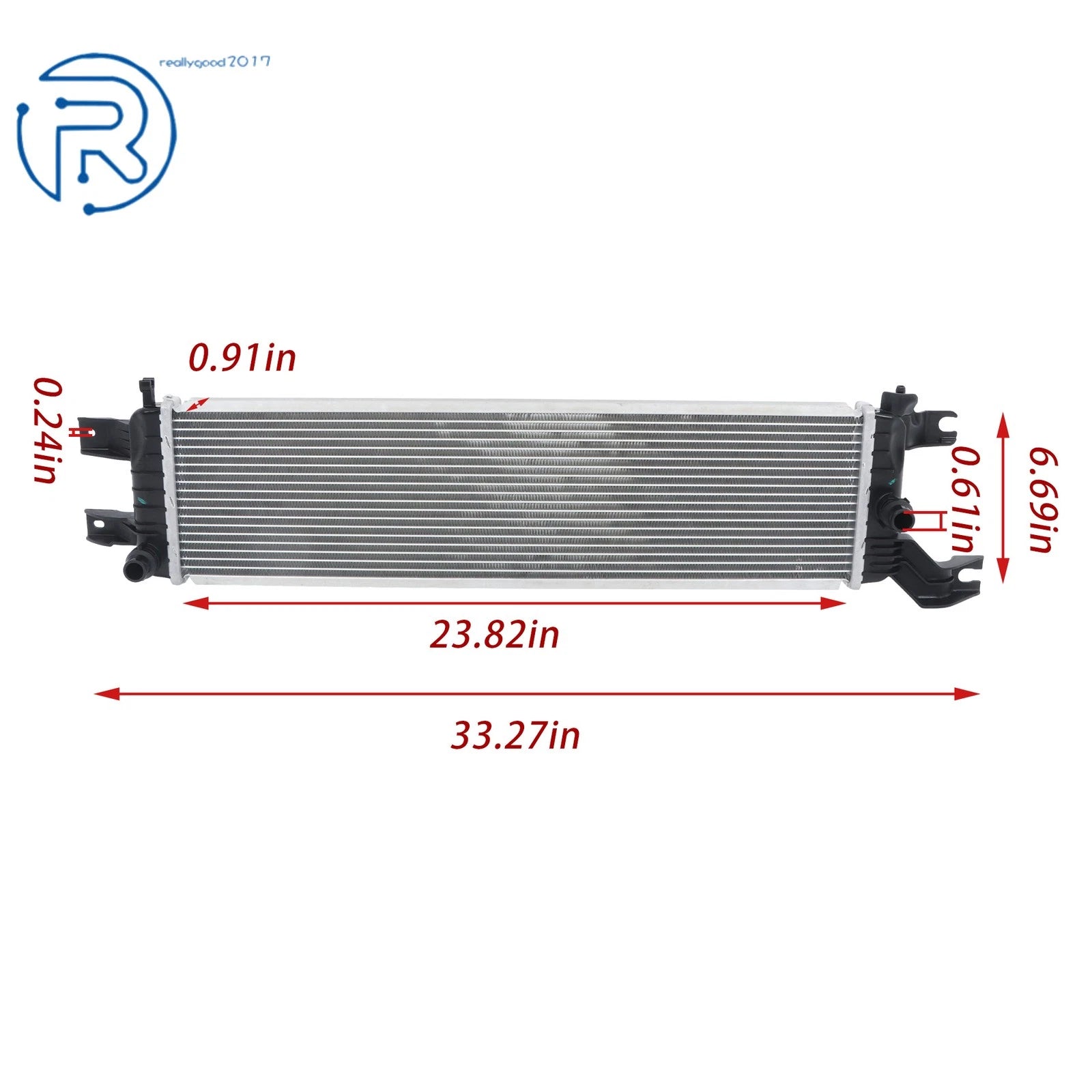 Intercooler for Chrysler Pacifica Voyager V6 3.6L (2021–2024) 68238491AC