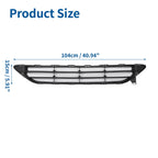 Front Lower Hood Bumper Grille Grill for Nissan Rogue (2016–2020) No.622546FL0A