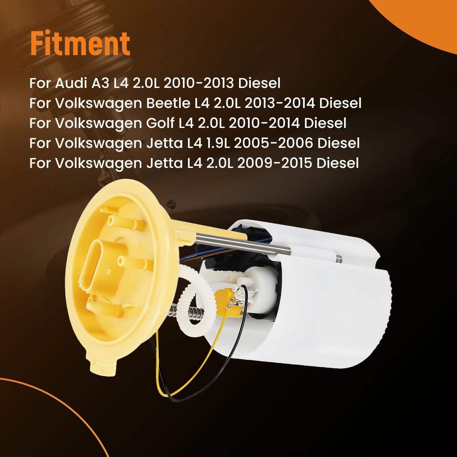 Fuel Pump Module Assembly for VW Jetta 2005-2006