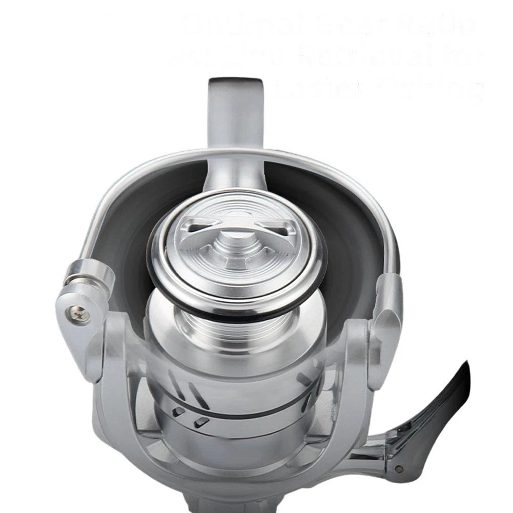 Fishing Reel 7.1:1 Gear Ratio E-Brake Lightweight Body for Angling