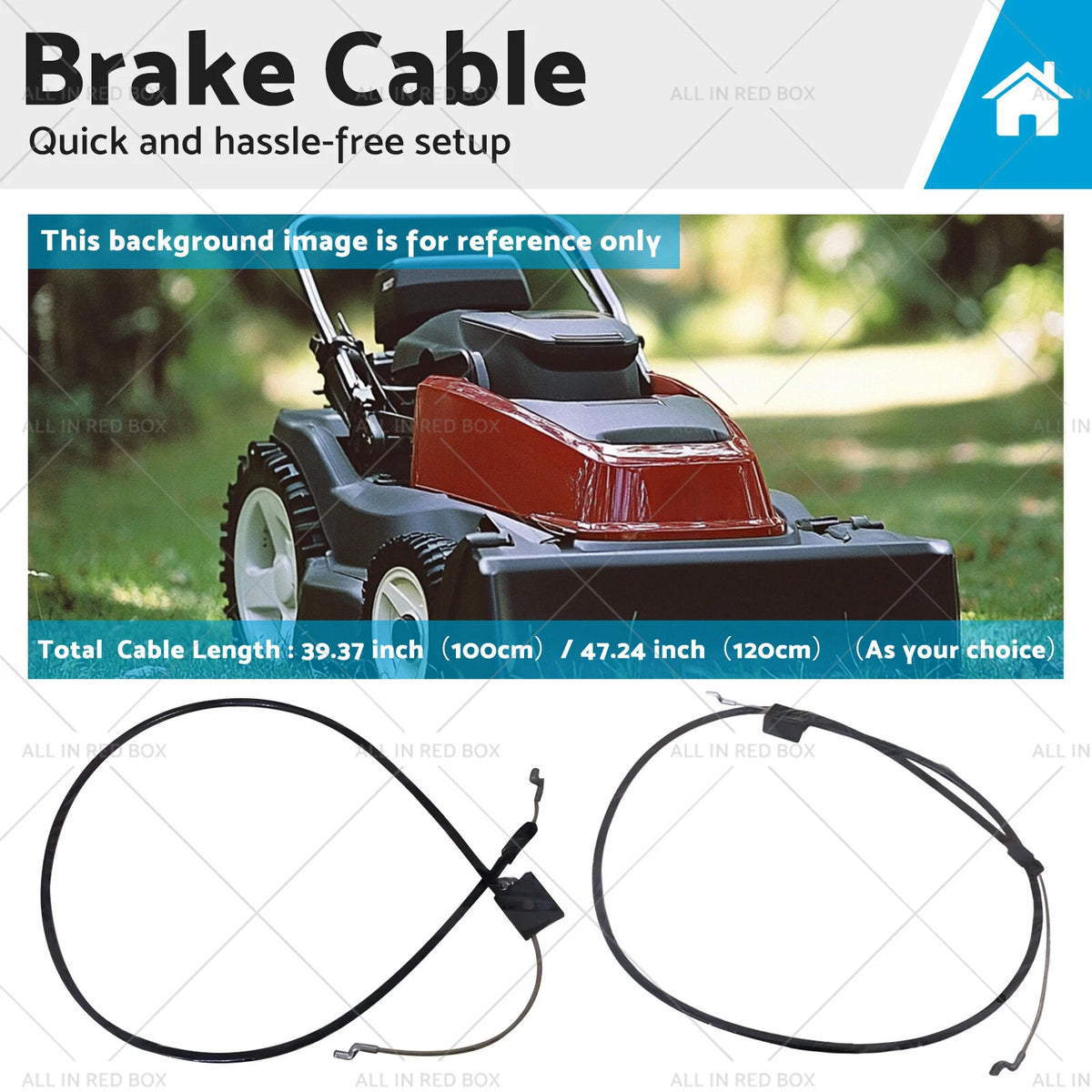 Brake Cable for Honda HRR216 HRX217 (54530-VL0-S01)