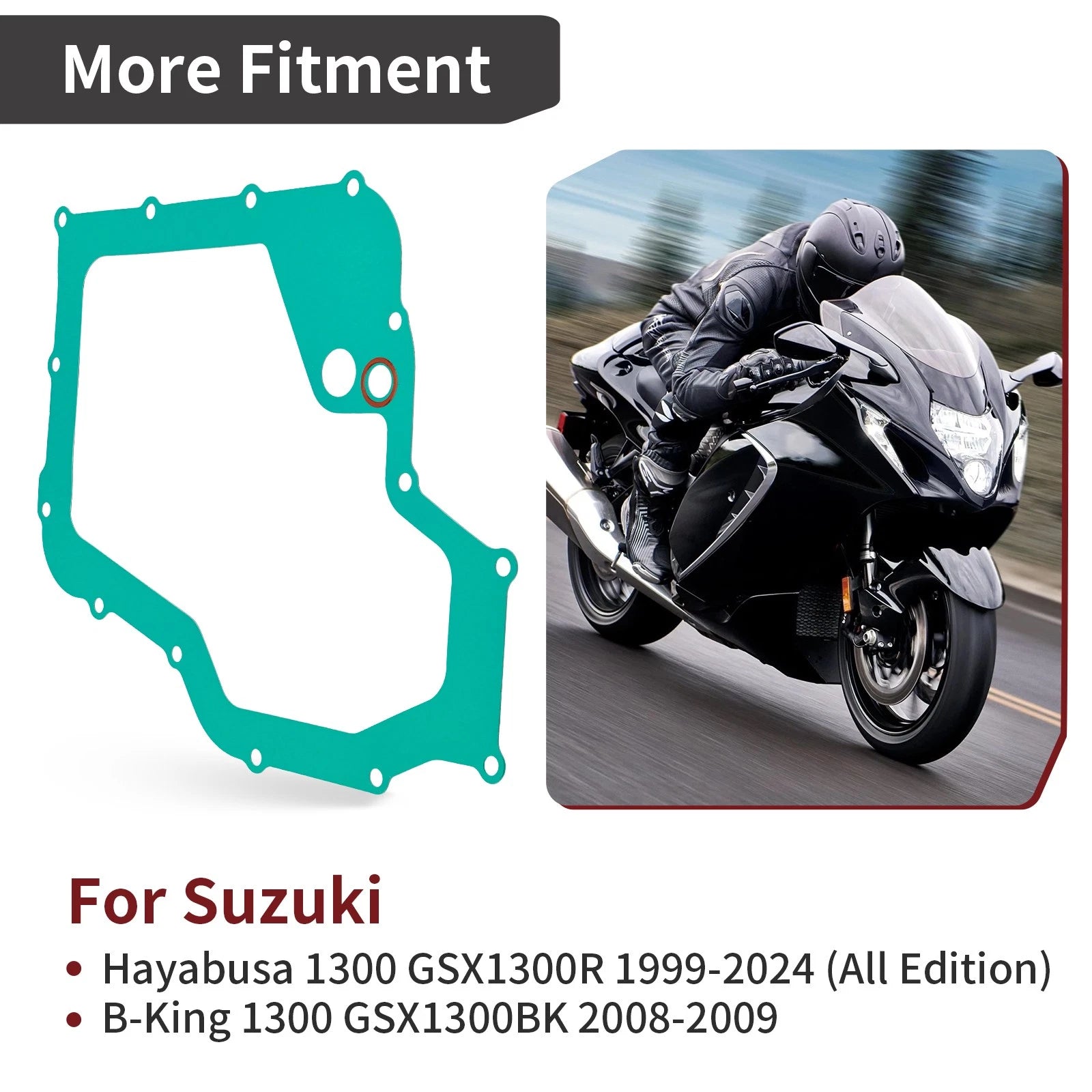 Oil Pan Gasket for Suzuki Hayabusa GSX1300R (1999–2024) 11489-24F10