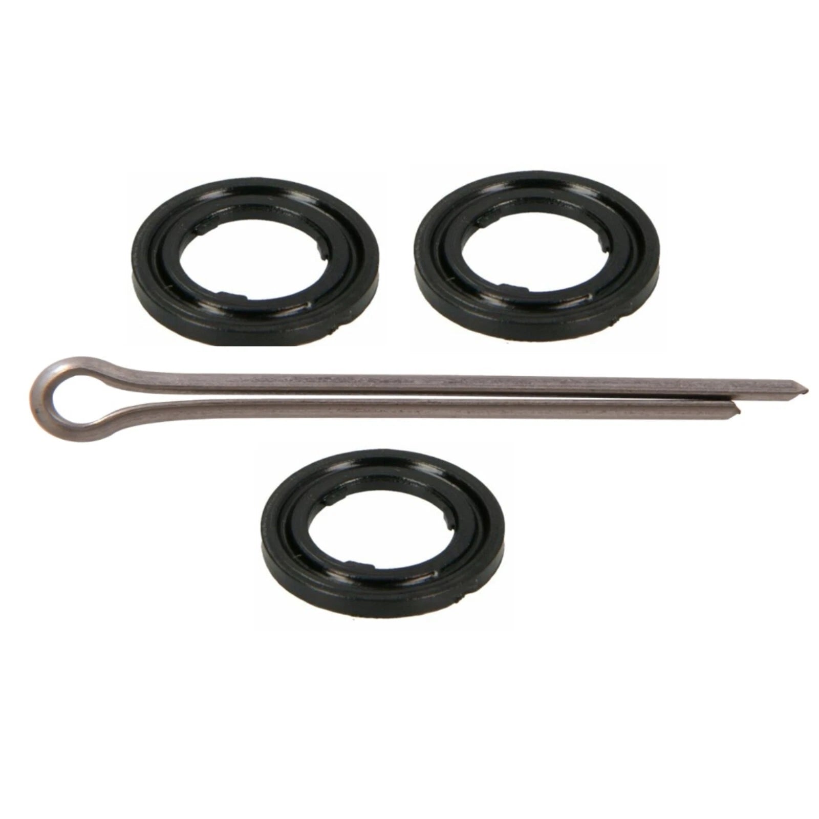 Set of 2 Gear Oil Drain Plug Gaskets for Suzuki Outboard (w/Cotter Pin)