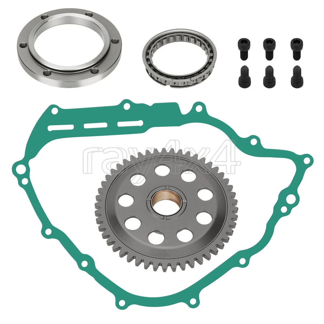 One Way Bearing Starter Clutch Gear Kit for Yamaha Grizzly 550 700 (2007–2014)