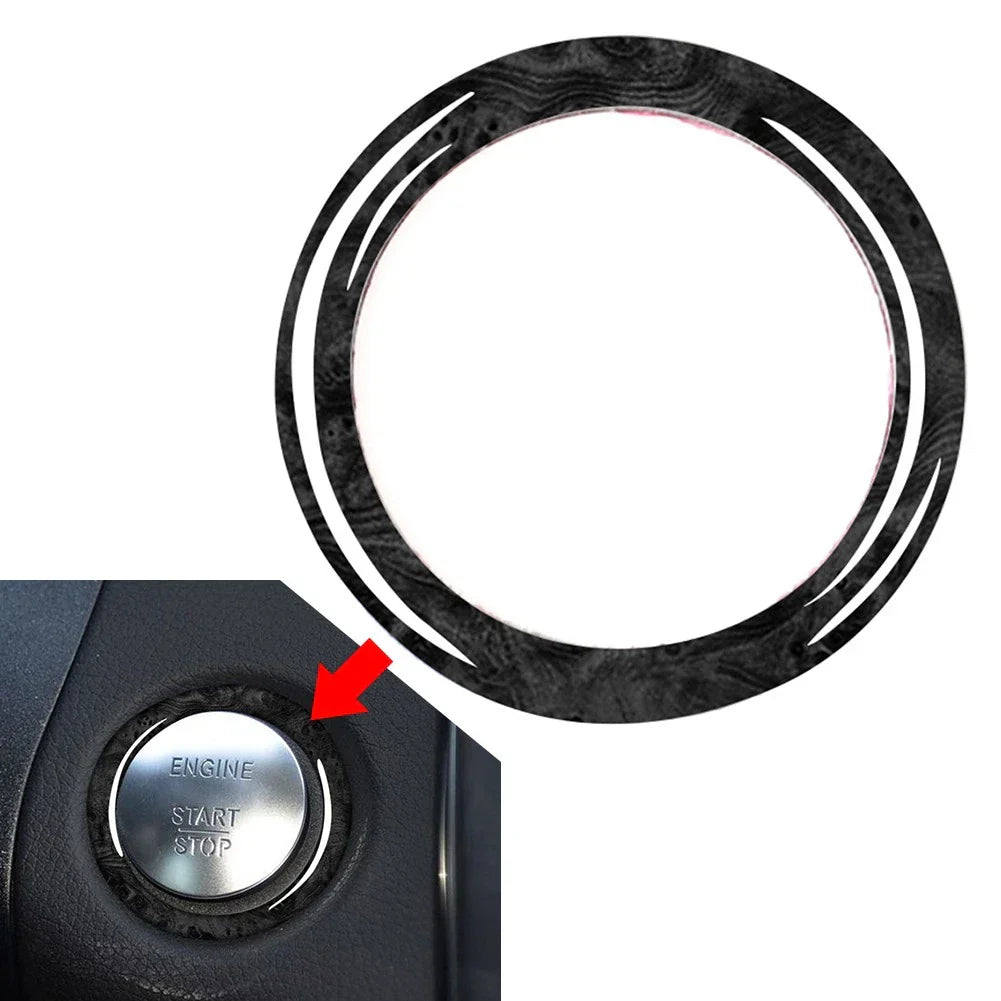 Engine Push Start Button Ring Trim for Benz A B C CLA Class (2012-2019)