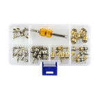 Set of 50 AC Valve Core Repair Kit for R12 R134a