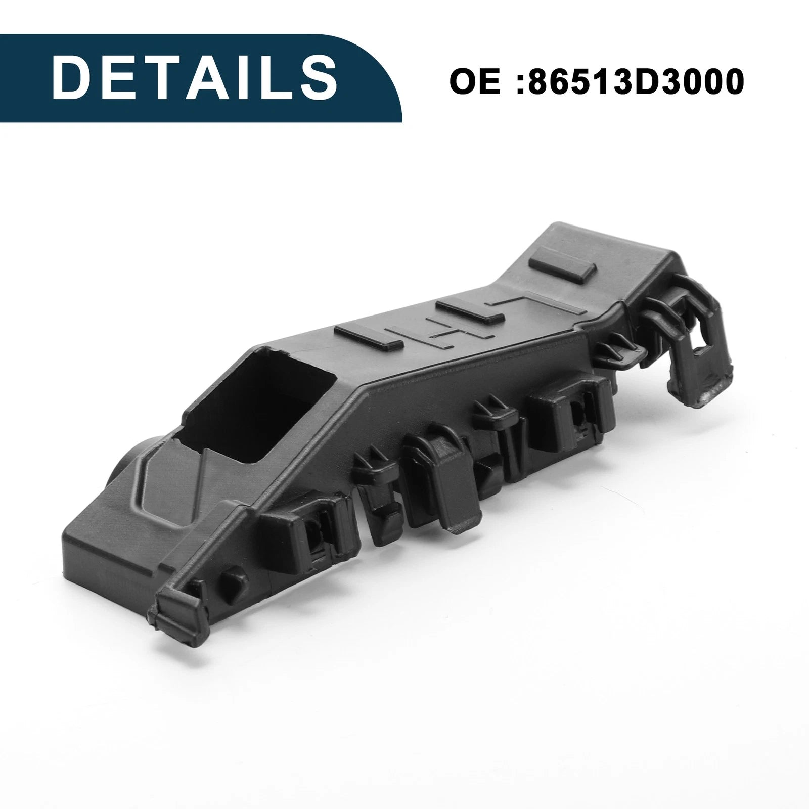 1pc Left Front Bumper Retainer Bracket No. 86513D3000 for Hyundai Tucson (2016–2021)