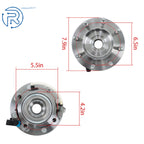 Front Wheel Bearing Hub Assembly for Chevrolet Silverado GMC 2500 HD (2001–2019)