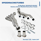 Stainless Exhaust Manifold Shorty Race Header for Big Block 396/402/427/454/502