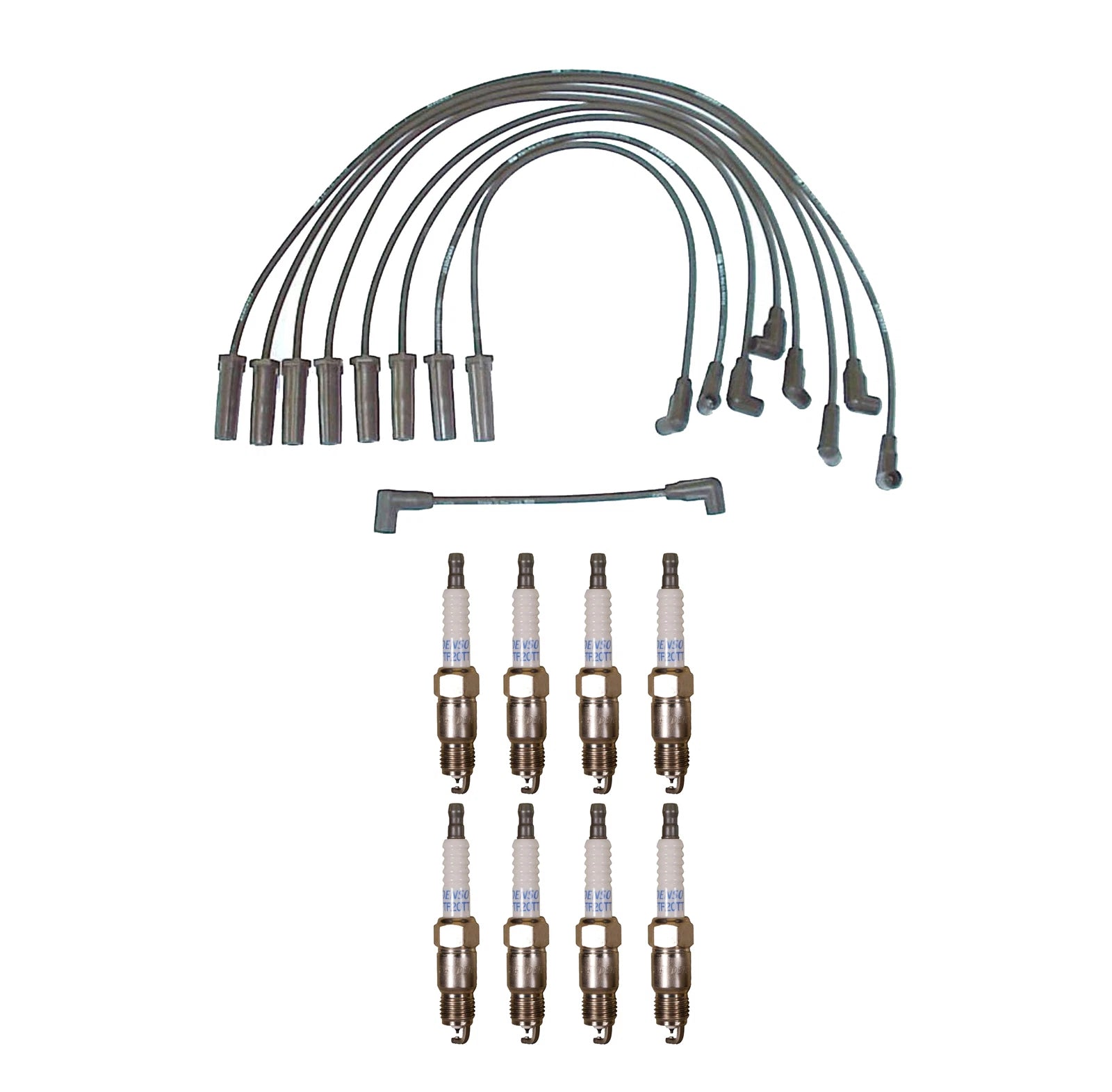 Denso Wire Set & Platinum TT Spark Plugs Kit for Chevy GMC V8