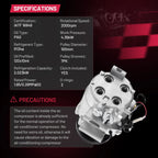 AC Compressor with Clutch for Honda Civic 1.8L (2006–2011)