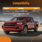 All Weather Floor Mats Liner for Toyota Tacoma Double Cab (2018–2023)