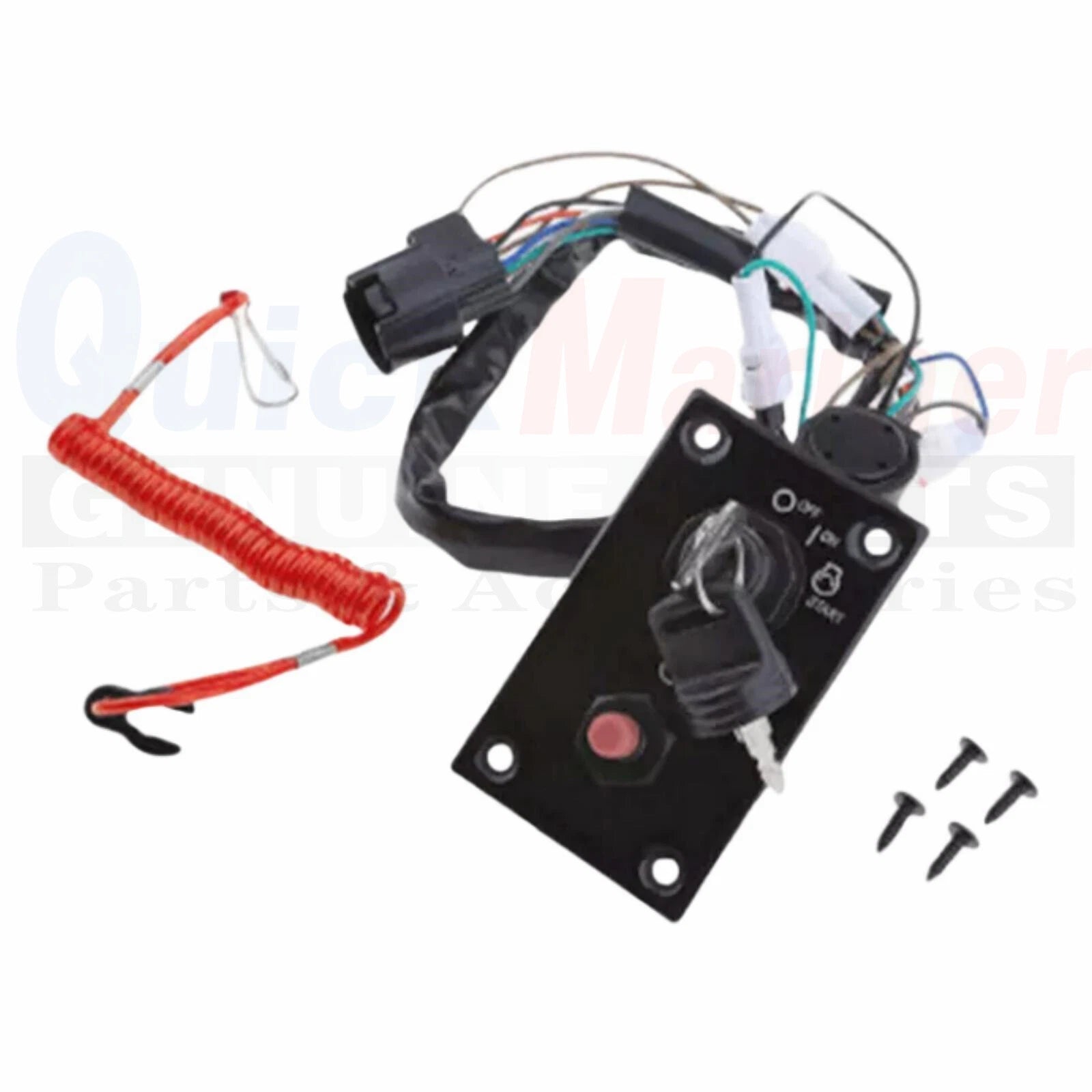 Ignition Key Switch Panel for Suzuki Outboard (37100-96J24)
