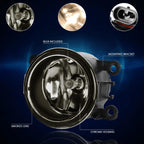 Smoked Lens Bumper Fog Lights + Switch for Suzuki Grand Vitara/SX4 (2006–2014)