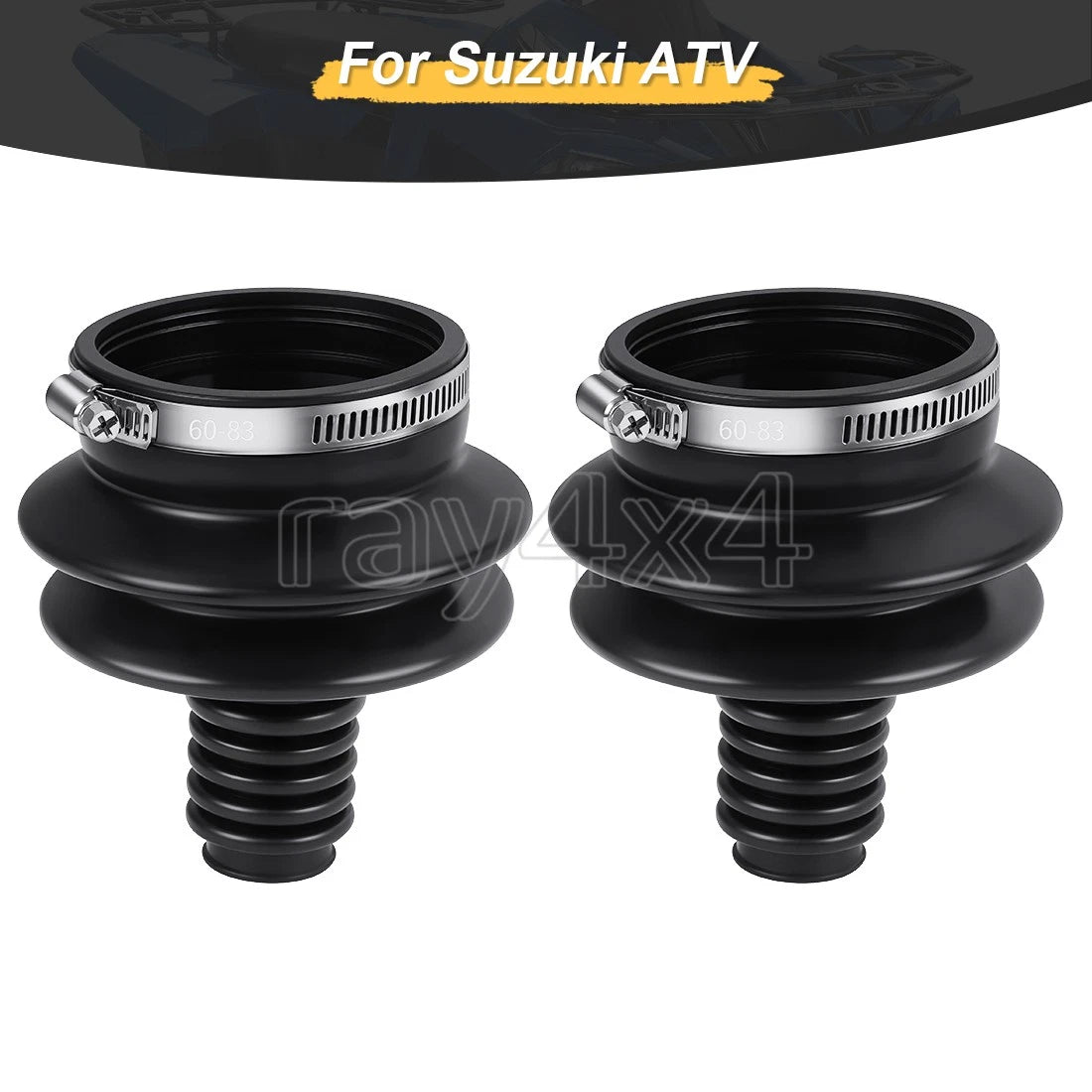2X Final Output Joint Boot for Suzuki QuadRunner King Quad LT-F4WD (1991–2002)