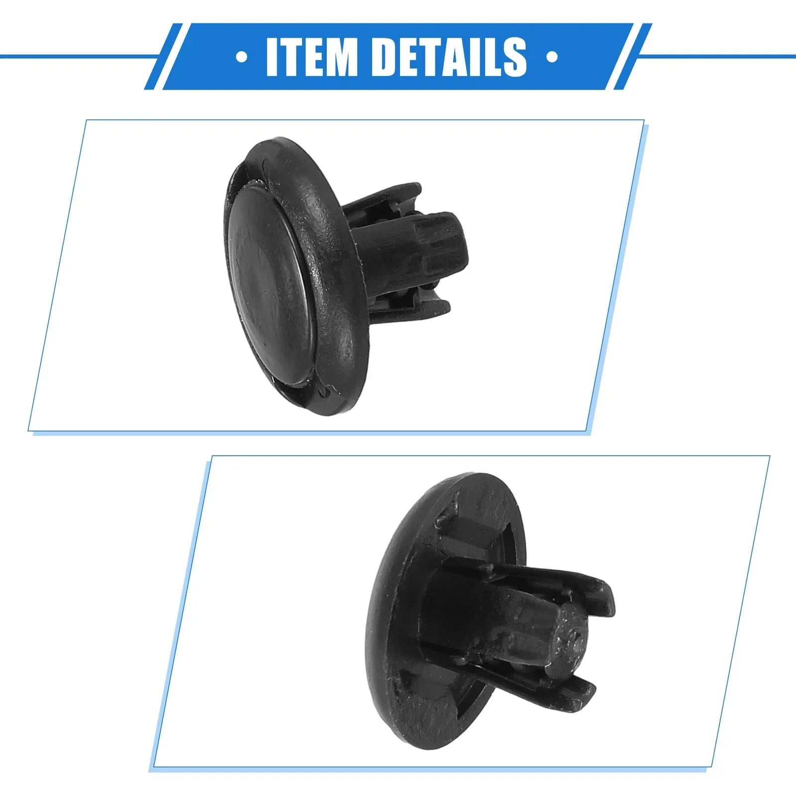 30 x Fender Liner Clips for Honda - Plastic Black Automotive Fasteners