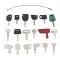 18 Ignition Keys for John Deere, Volvo, Kubota (Heavy Equipment)