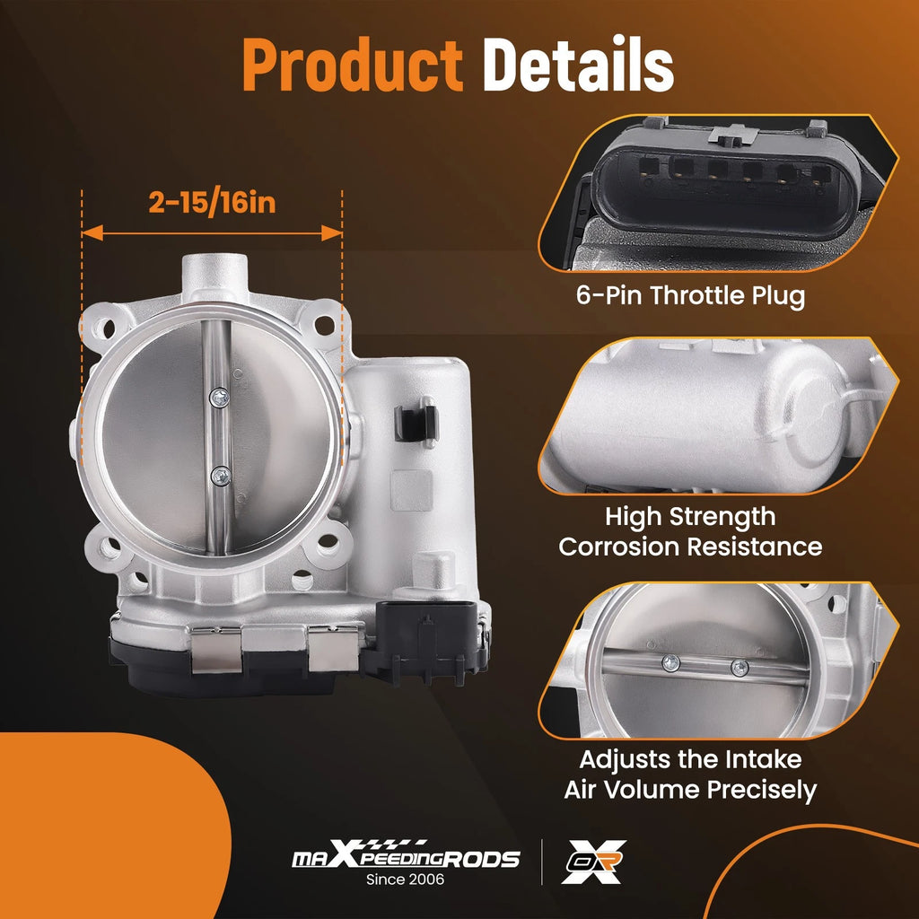 Throttle Body for Jeep Wrangler JK/Dodge Durango/Charger/Challenger (2007–2018)