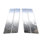 Chrome Pillar Post Covers 4Pc Replacement for Buick Regal (2011–2017)