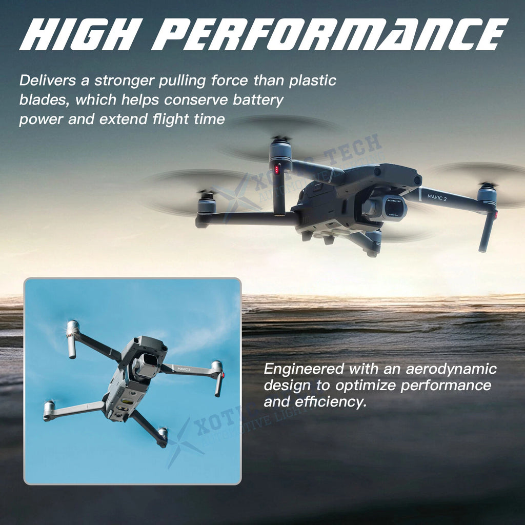 Low-Noise Carbon Fiber Propellers for DJI Mavic 2 Pro/Zoom (2018-2023)