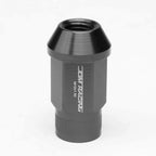 Set of 4 Open End M12x1.5 44mm Tall Gun Metal Aluminum Lug Nuts for JDM