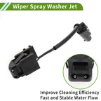 Windshield Washer Nozzle 2 x for Mercedes-Benz E350 E550 (2008-2016)