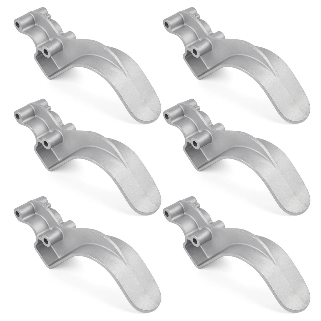 Set of 6 Easy-Off Aluminum Tarp Stops with Clevis Pins - 1705454