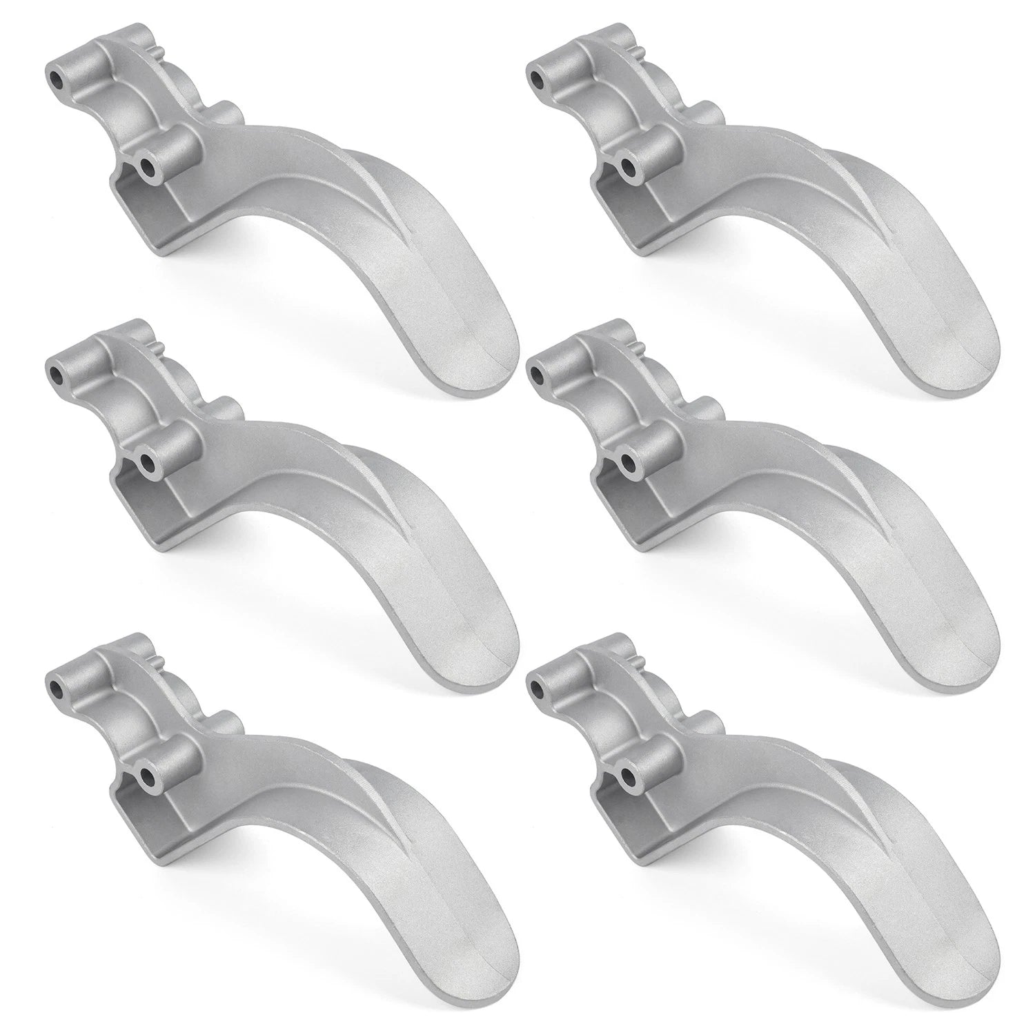 Set of 6 Easy-Off Aluminum Tarp Stops with Clevis Pins - 1705454