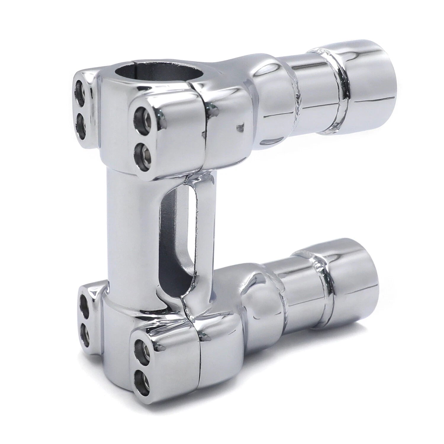 CNC Chrome 4" Riser Handlebar Top Clamp for H-D Touring Road Glide CVO (2014–2023)