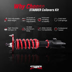 Adjustable Coilovers Suspension Kit for Subaru WRX STI (2015–2021)